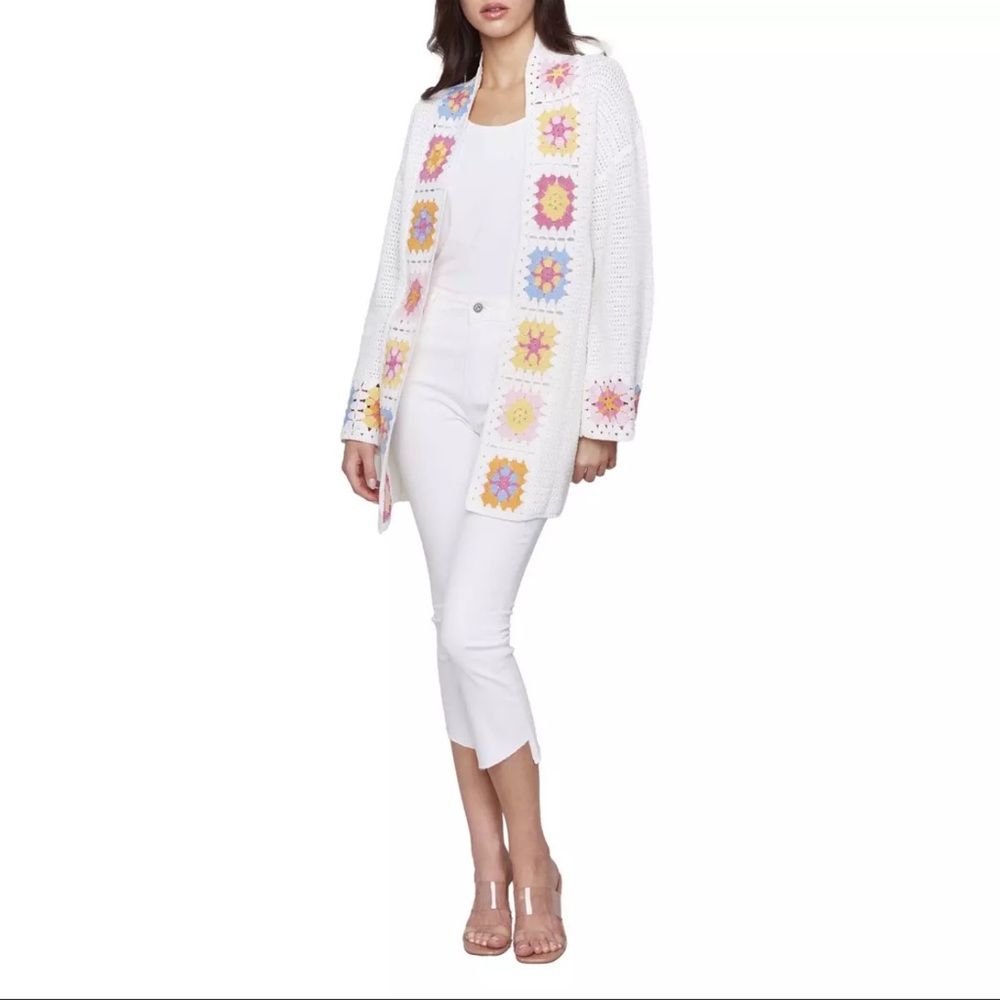 Charlie B Knit Crochet Cardigan Sz XL NWT | Charlie B Cotton Cardigan Sz XL - - Picture 3 of 12